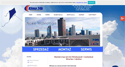 Desktop Screenshot of klima24h.pl